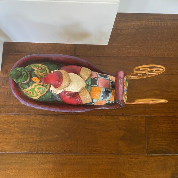 2004 Jim Shore Delivering Joy Heartwood Creek Santa Sleigh - Picture 7 of 8